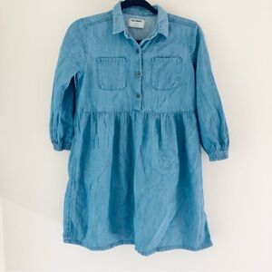 Old Navy Light Denim 3/4 Sleeve Dress. Size 10/12.